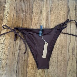Skims cocoa tie bikini bottoms